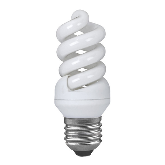 Paulmann 880.14 Energiesparlampe Spirale 9W E27 warmweiss