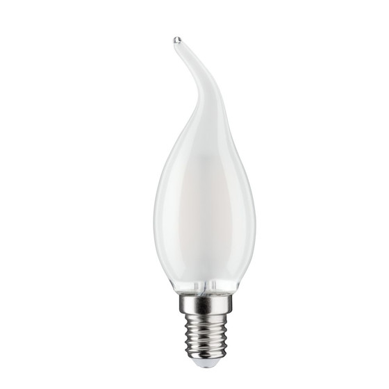 Paulmann 284.92 LED Retro Kerze 4,5W E14 230V Satin Warmweiß Dimmbar Leuchtmittel Lampe