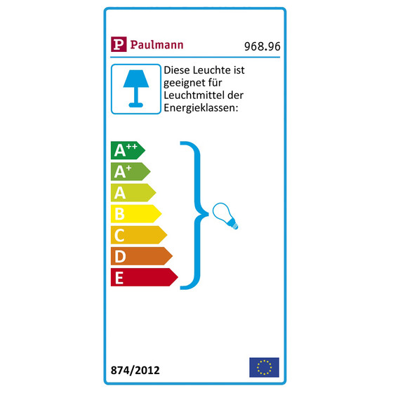 Paulmann 968.96 URail Set Pure II Chrom matt ohne...