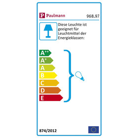 Paulmann 968.97 URail Set Cover Chrom matt ohne...