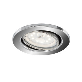 Briloner 8315-018 LED Einbaustrahler Chrom rund IP23 5W...