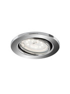 Briloner 8315-018 LED Einbaustrahler Chrom rund IP23 5W GU10 schwenkbar inkl. Leuchtmittel