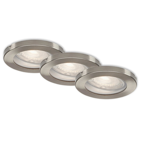 Briloner 7181-032 LED Einbaustrahler Nickel rund IP65...