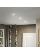 Briloner 7181-032 LED Einbaustrahler Nickel rund IP65 3x5W GU10 schwenkbar inkl. Leuchtmittel