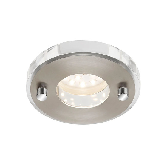 Briloner 7214-012 LED Einbaustrahler Nickel rund IP44 5W...