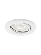 Briloner 8315-016 LED Einbaustrahler Weiß rund IP23 5W GU10 schwenkbar inkl. Leuchtmittel