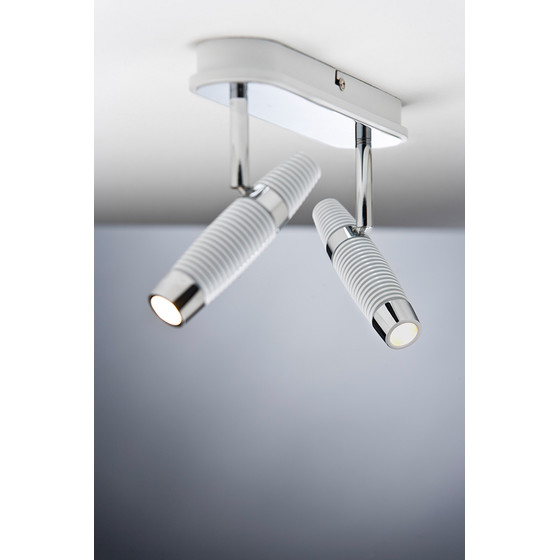 Paulmann 601.57 Channel Strahler LED 2x10W weiß/chrom...
