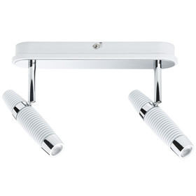 Paulmann 601.57 Channel Strahler LED 2x10W weiß/chrom...