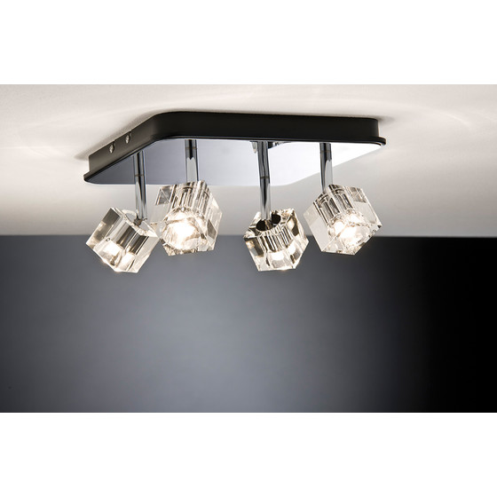 Paulmann 601.69 IceCube Strahler LED 4x3W chrom inkl....