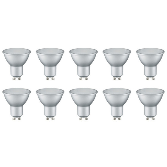 10 x Paulmann 282.32 3W GU10 LED Reflektor Warmweiss