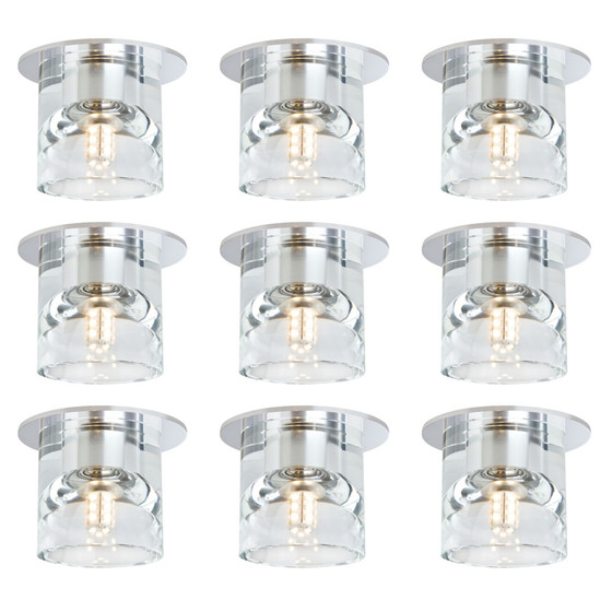 3 x Paulmann 920.21 LED Einbauleuchten-Set Quality Line...