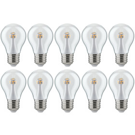 10 x Paulmann 281.88 LED AGL 3W E27 warmweiß 55mm