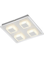 Briloner 3532-041 LED Deckenleuchte Silber 4 x 5W 1600lm 3000K warmweiß