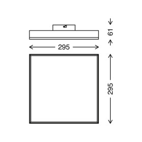 Briloner 7381-016 LED Panel Deckenlampe 30cm 15W 1600lm Dimmbar 3000K-6500K inkl. Fernbedienung Sternenhimmel