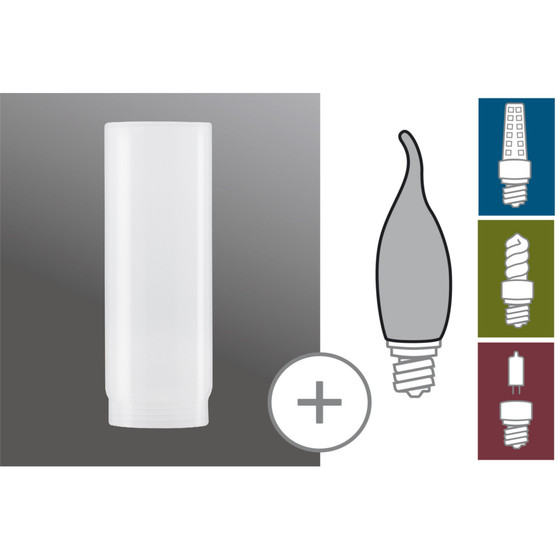 10 x Paulmann 875.11 Deco Artikel ESL DecoPipe Glas max....