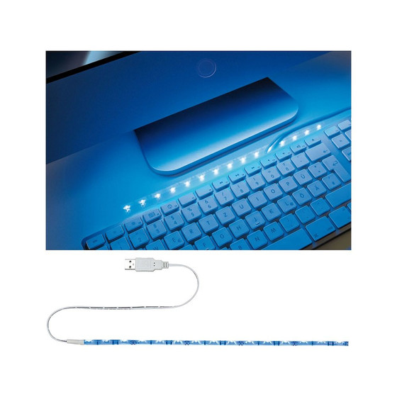Paulmann 704.56 LED Stripe Band 1,5 W Blau 30cm...