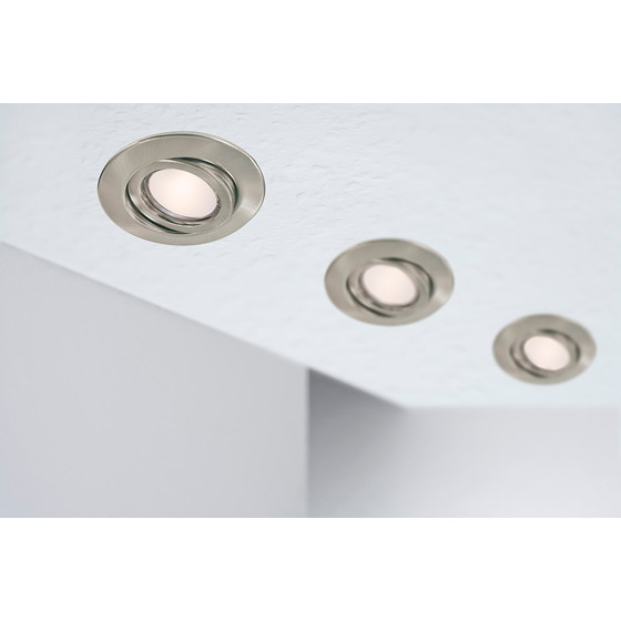 Paulmann 983.56 Quality Line Set 3x11W schwenkbar Eisen...