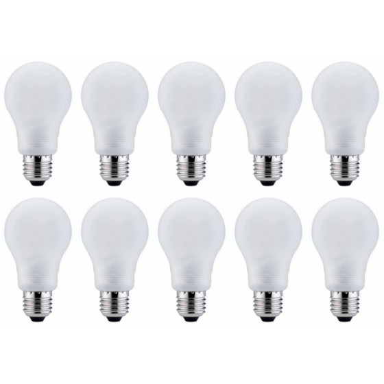 10 x Paulmann 880.81 Energiesparlampe Globe 9W E27...