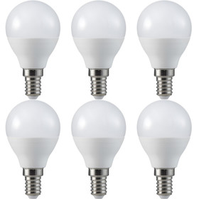 6 x Müller-Licht 400342 Tropfenform LED-Lampen E14 5,5W...
