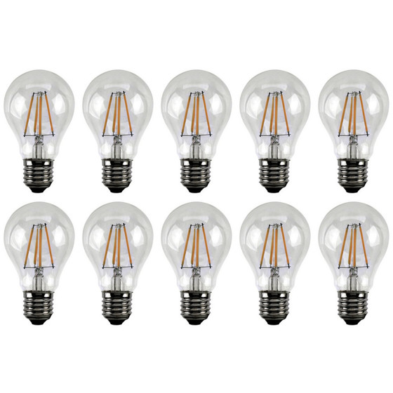 10 x Leuchten Direkt 08333 Liluco Filament LED E27 4W...