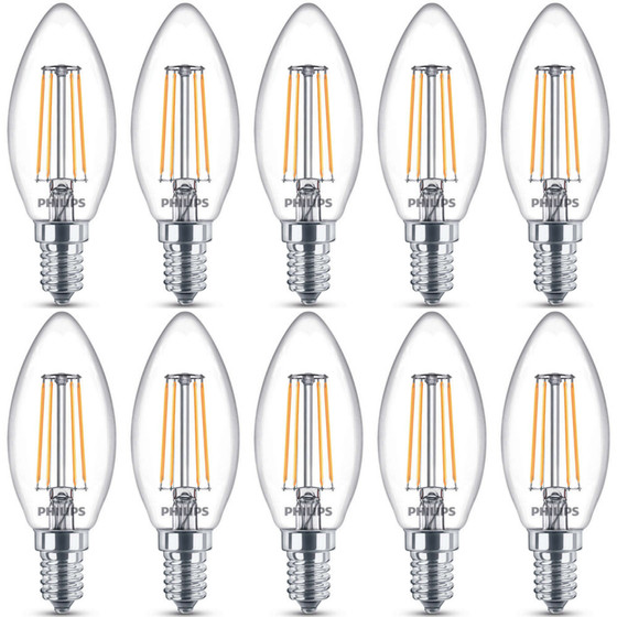 10 x Philips LED classic Lampe ersetzt 40 W E14 warmweiß...