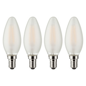 4 x Müller Licht 400025 LED Leuchtmittel Kerzenform...