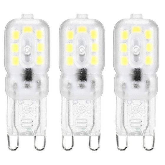 Light Me LM85912 3er Set LED Leuchtmittel G9 2,5W=21W...