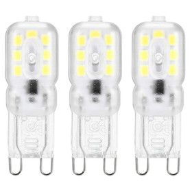 Light Me LM85912 3er Set LED Leuchtmittel G9 2,5W=21W...