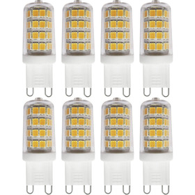 8 x Müller Licht 400306 LED Stiftsockellampe G9 3W=28W...